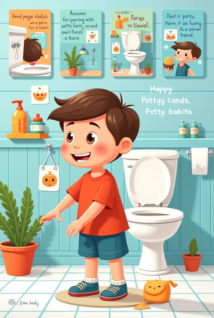 Potty training flash cards for 5 year old boy