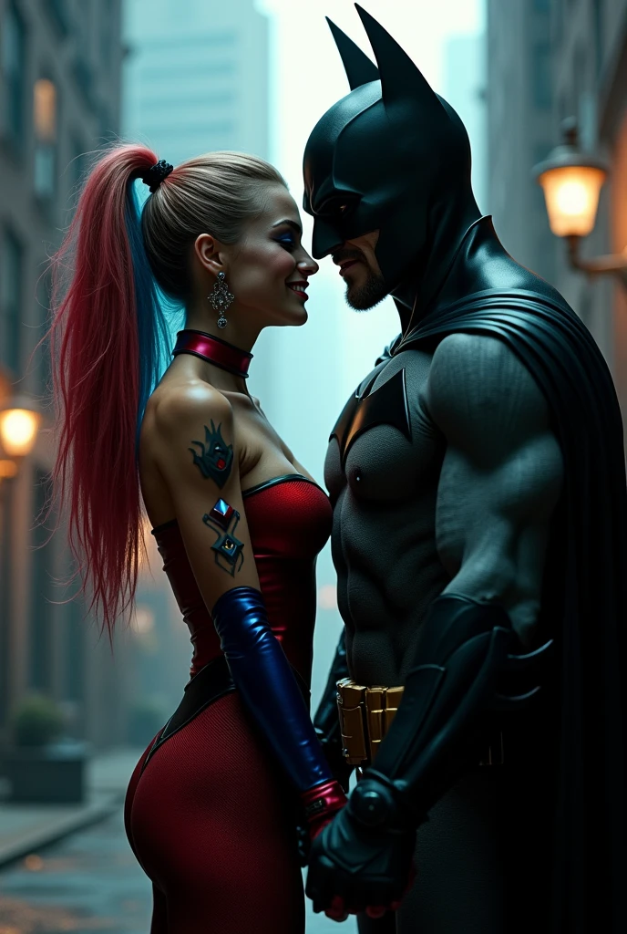 Harley Quinn seduces batman