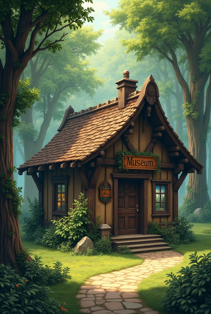 mini museum near the forest
