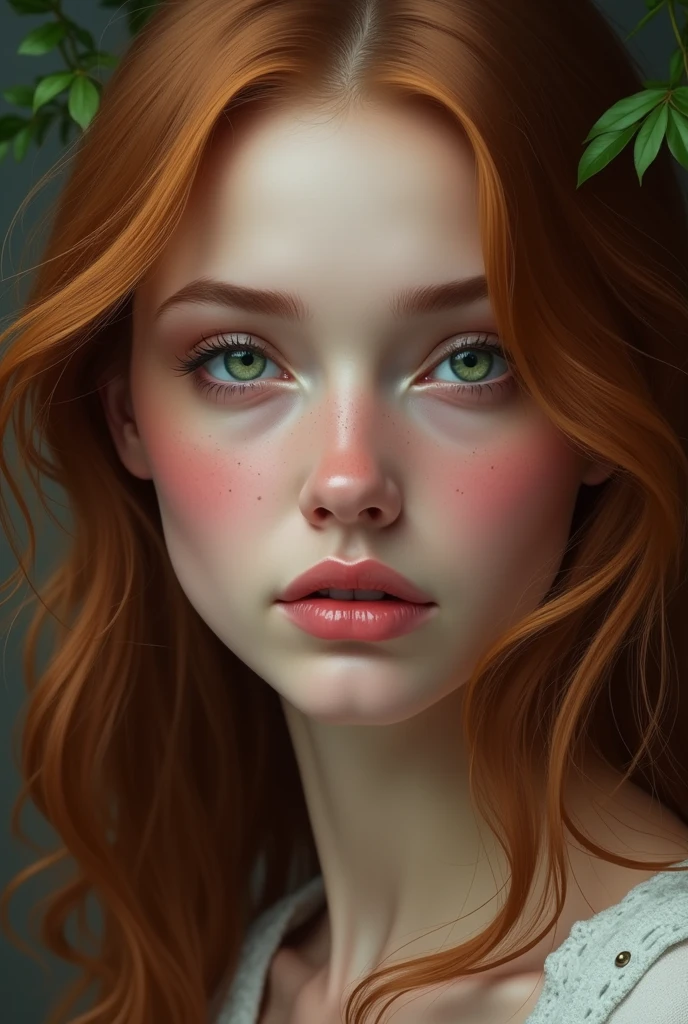 Russian green eyed woman