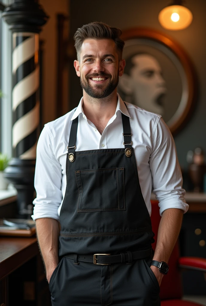 Create a barber business card 