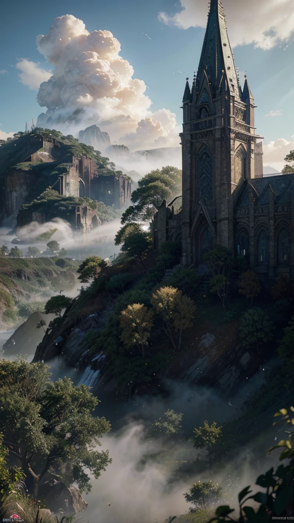 A highly detailed, epic, and cinematic video game scene, award-winning digital art, concept art, intricate, hyper-realistic, 8K resolution, photorealistic, dramatic lighting, volumetric fog, gorgeous environment, lush foliage, stunning architecture, dynamic camera angle, vibrant colors, cinematic composition, dramatic shadows, detailed textures, masterpiece, stunning visual effects, stunning visuals
