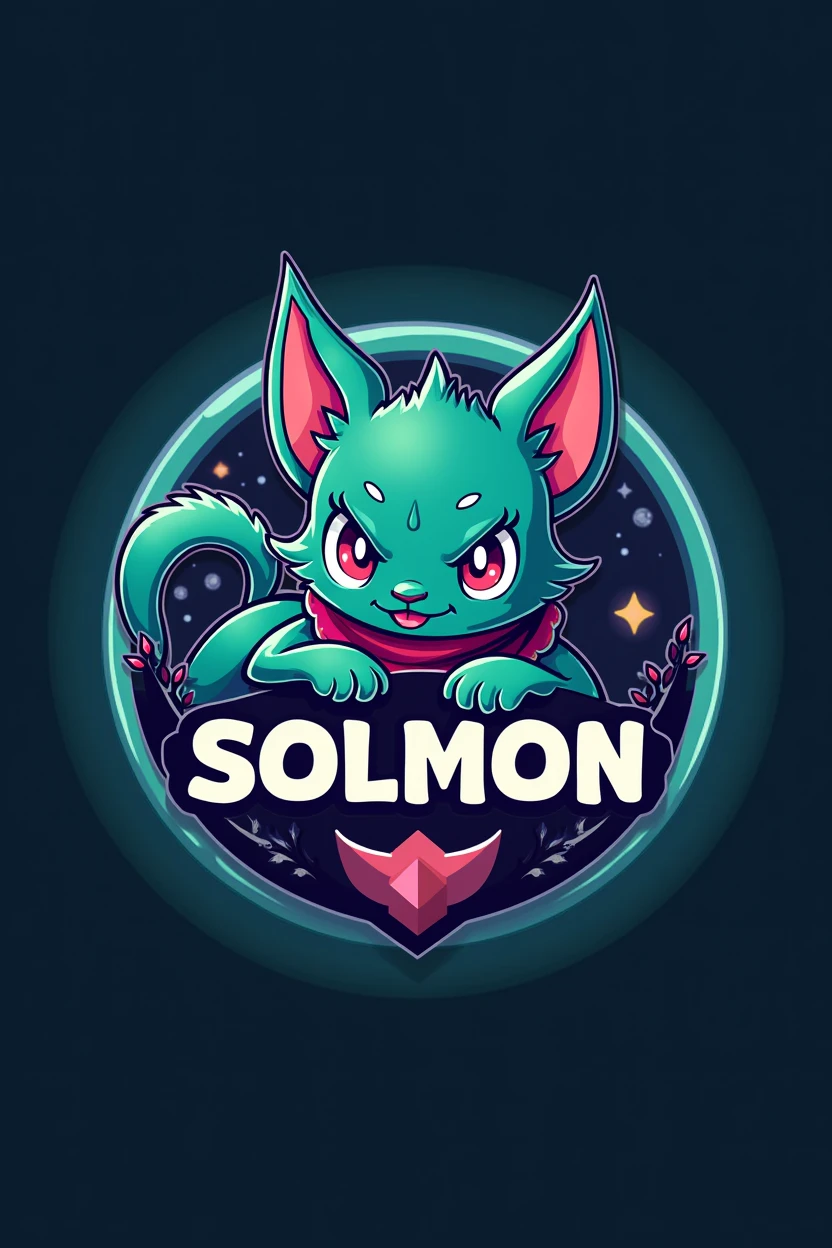 create a wallpaper art for SOLMON