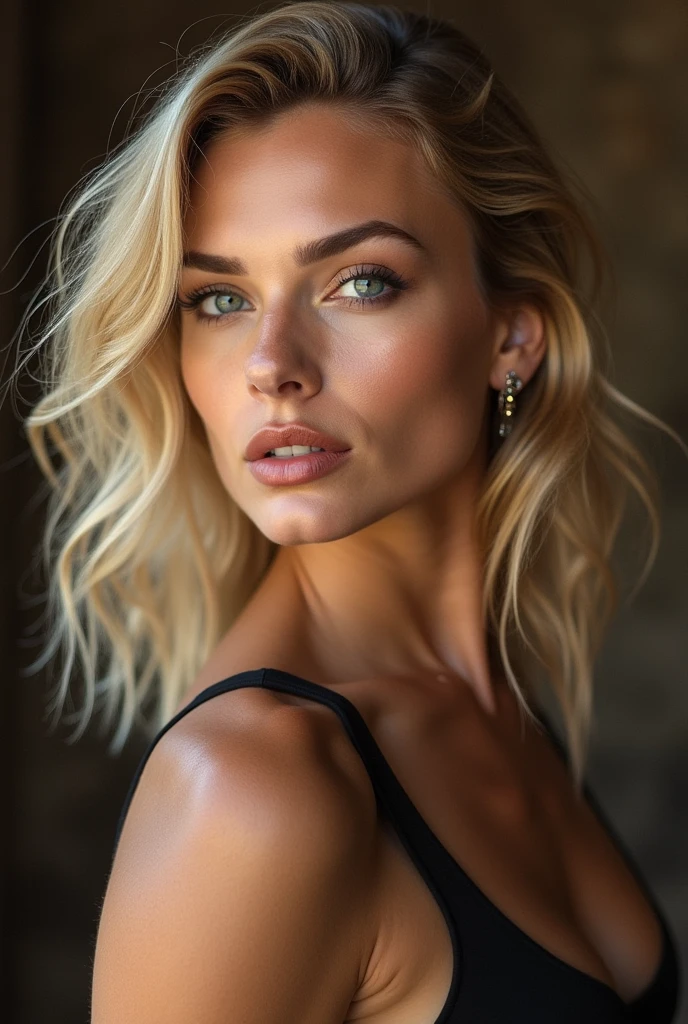 Portrait of a woman, (Candice Swanepoel:0.7) (Charlize Theron:0.5) (Gal Gadot:0.8)