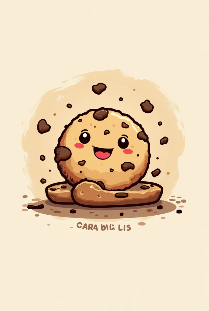 A logo for a virtual crumble-style cookie store