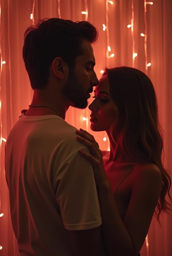 A woman  with a man openly 