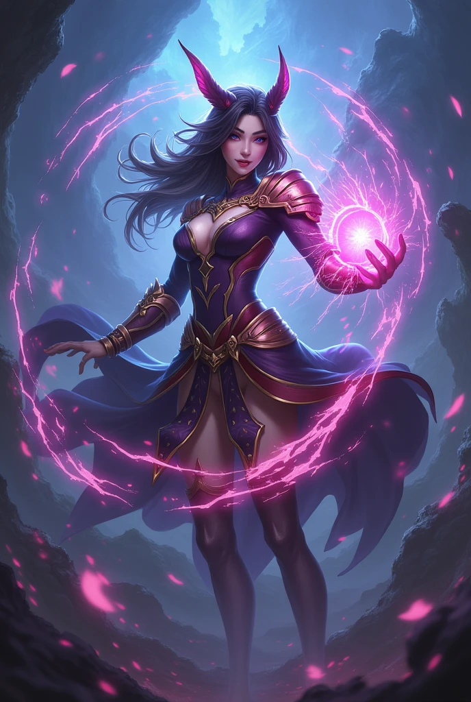 A wallpaper, text "Thwel Thwel Aung" , mobile legend mage hero background