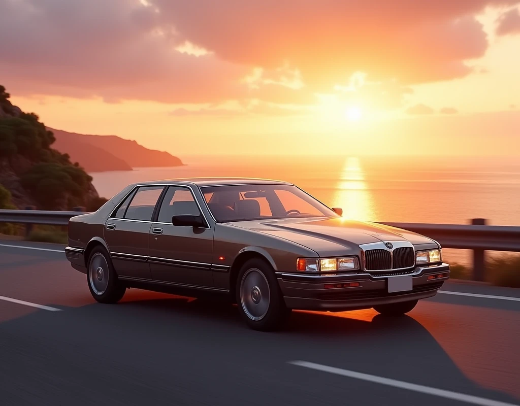 Lancia thema 8.32 seaside sunset ride