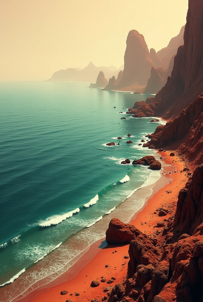 What would an ocean on Mars look like?