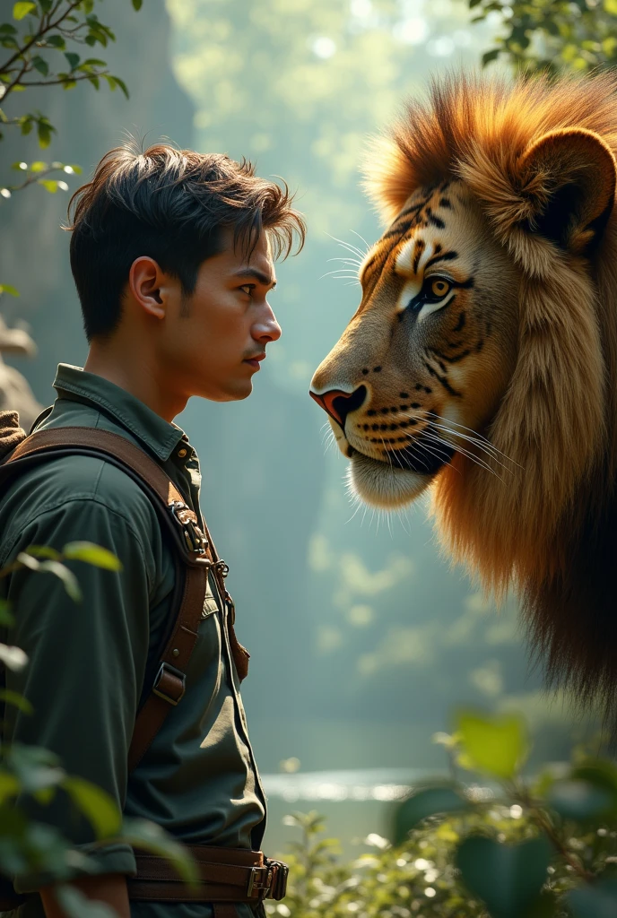 Man and animal