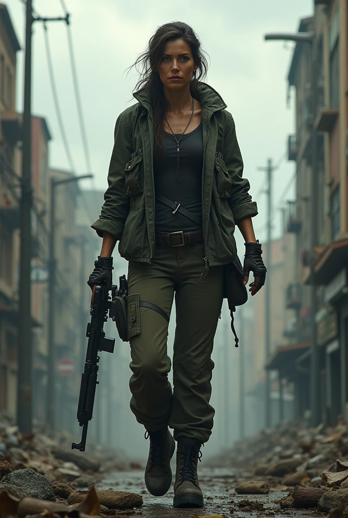 woman zombie apocalypse age 40 years epic adult oc
