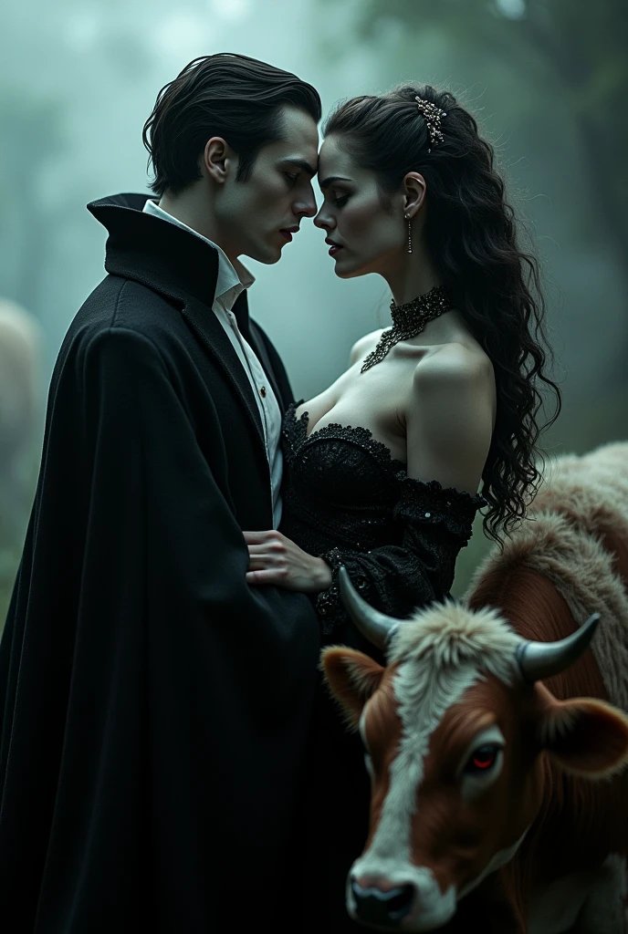 Could produce a vampire couple and a cow 