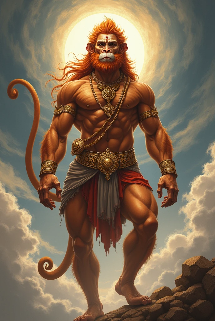 Hanuman god old pic