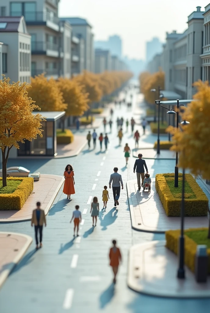 A model of an accessibility city 
