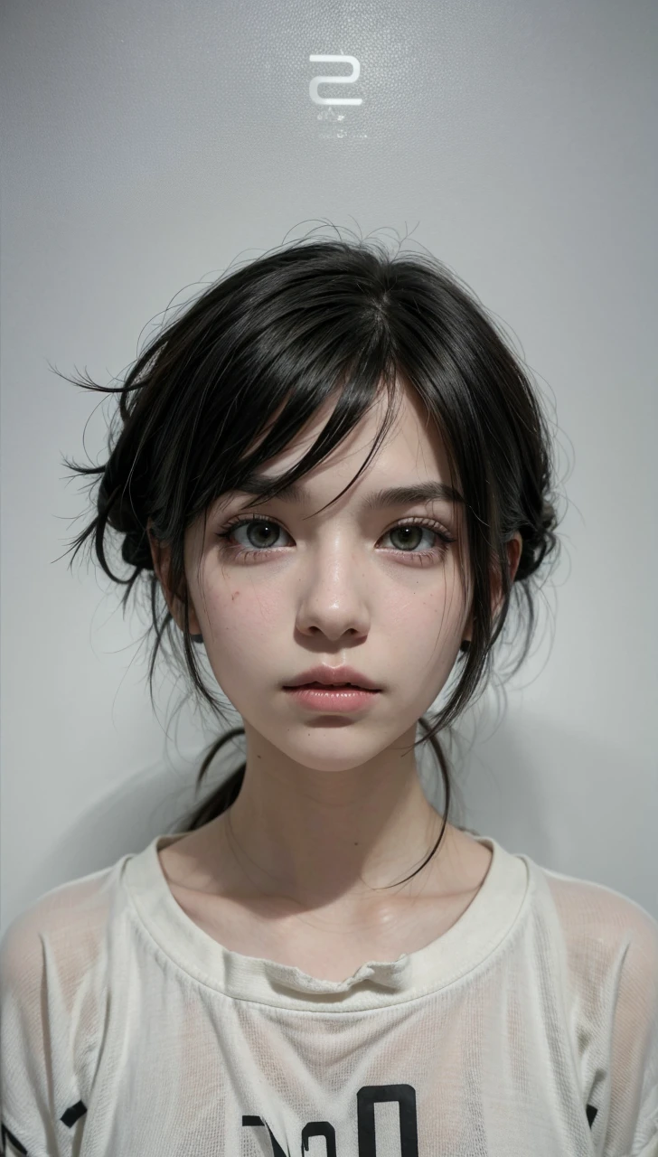 long hair, thinner face, alternative grunge style