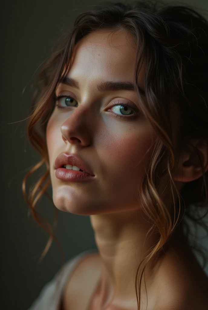 A woman after cumming