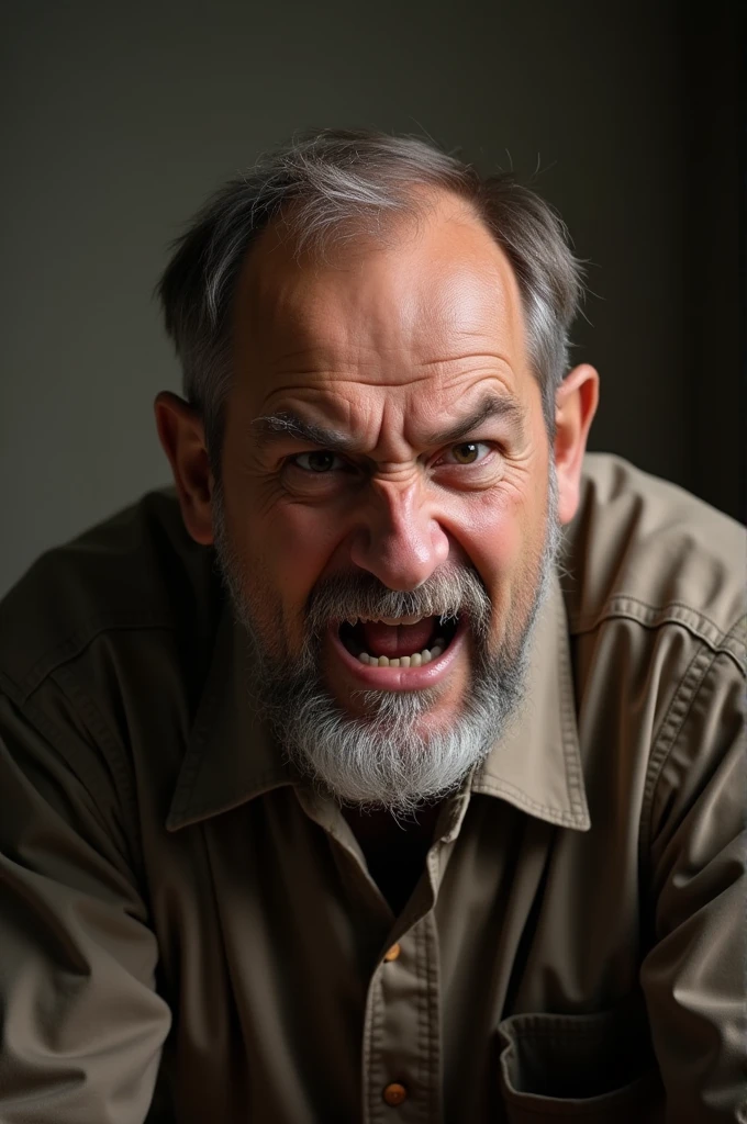 30 year old dad angry giving scolding