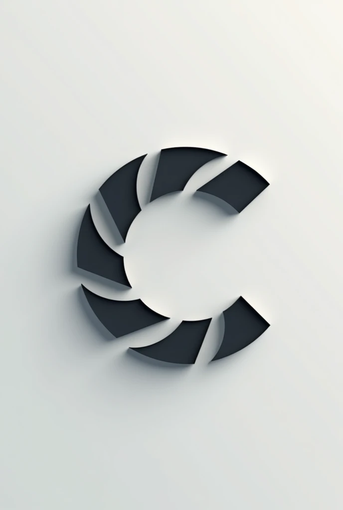 Make a logo of a c, It has to do with technology and being minimalist, You can make it look like a computer fan and cut it out in some section so it looks like a c, more realistic