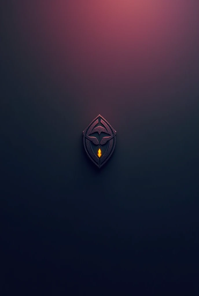 A simple minimalist logo that has to do with darkness and mystery with colors like pink dark pink purple dark purple blue yellow and yellow and dark blue