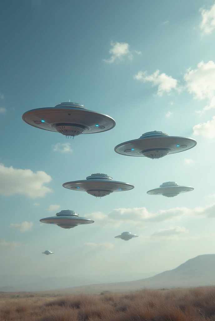 UFOs doing maneuvers 