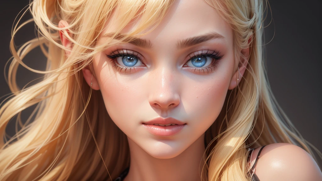 A hot barbie girl, 1girl, beautiful detailed eyes, beautiful detailed lips, extremely detailed face and skin, long eyelashes, blonde hair, (best quality,4k,8k,highres,masterpage:1.2),ultra-detailed,realistic,photorealistic,photo-realistic:1.37,HDR,UHD,studio lighting,vivid colors,natural lighting,warm color palette,fashion portrait