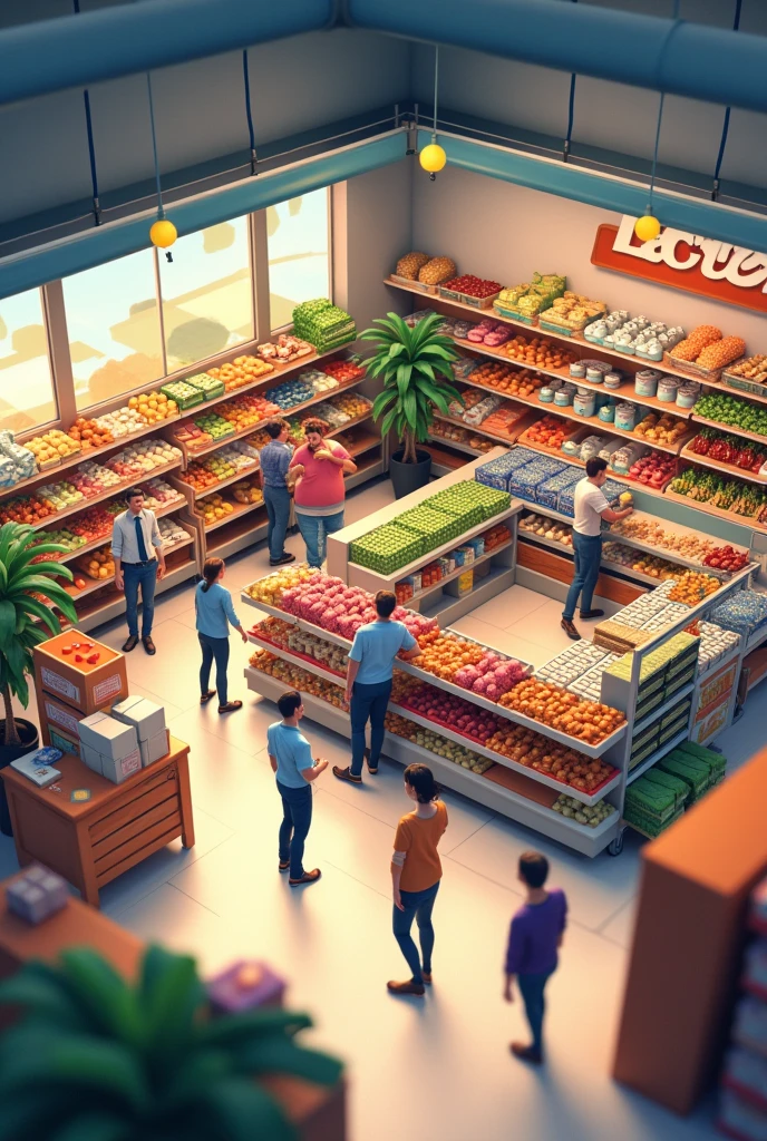 A super market store game