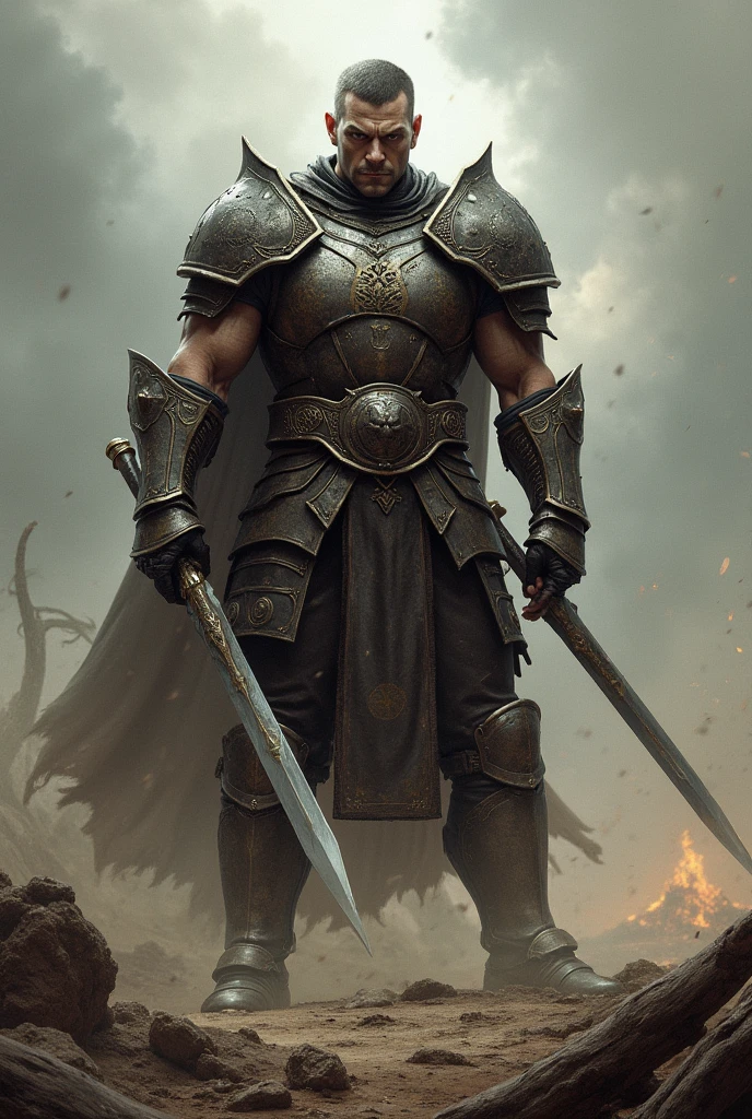 Good and evil in a warrior