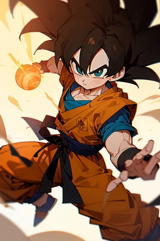 dragon ball in Goku hand
