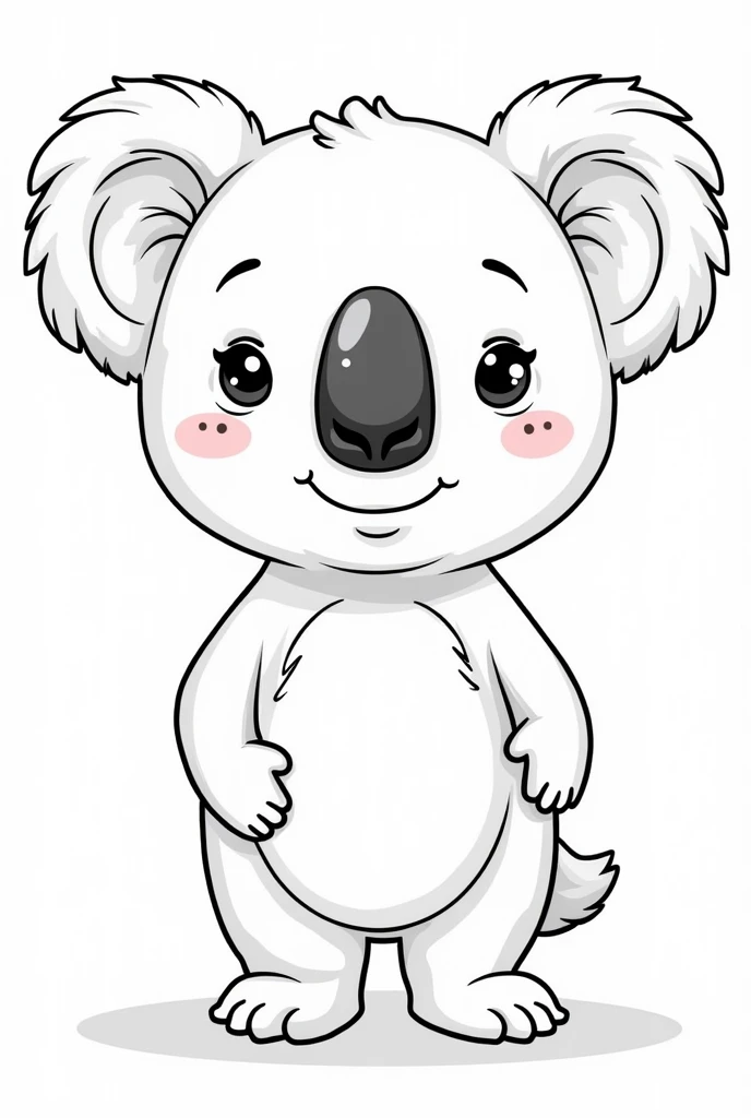 cute koala to coloring