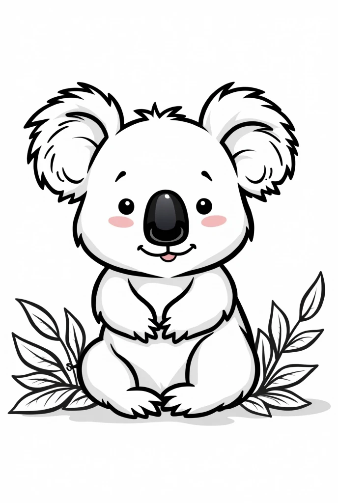 cute koala to coloring