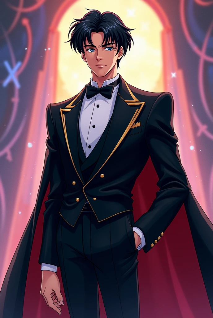 Mamoru chiba sailor moon 90's anime style