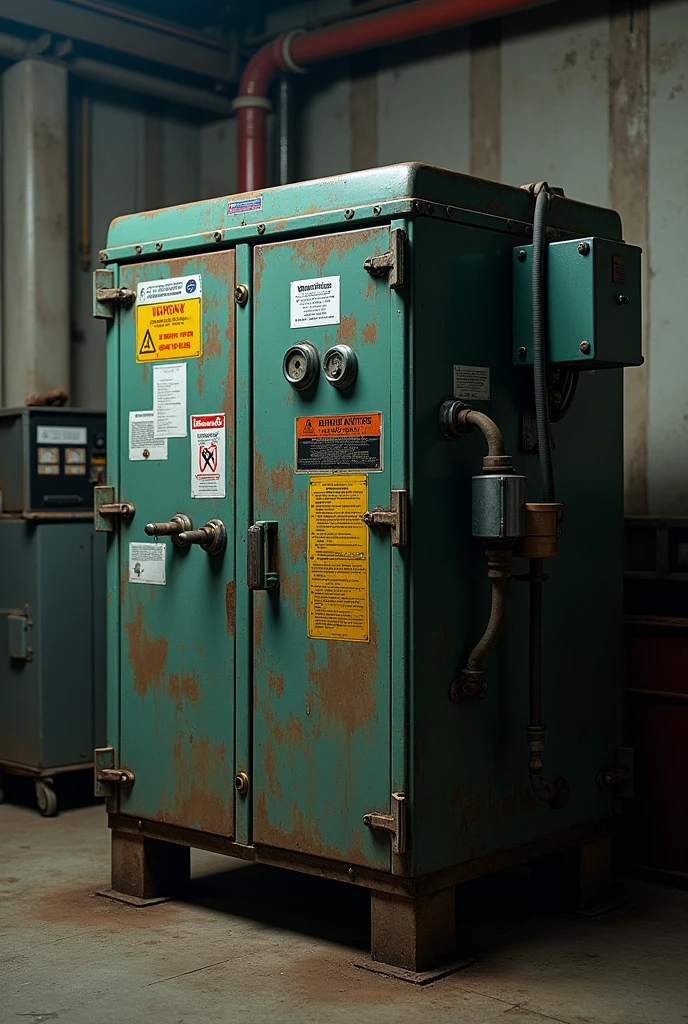 give me picture of trash compactor , closer image, , Make it smaller
