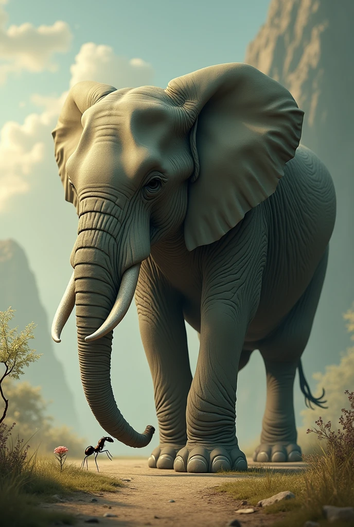 Ant sex with elephant