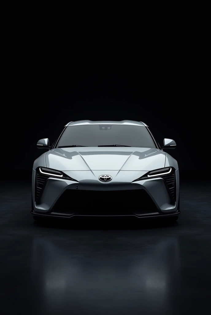 Toyota car with photo pose and black background