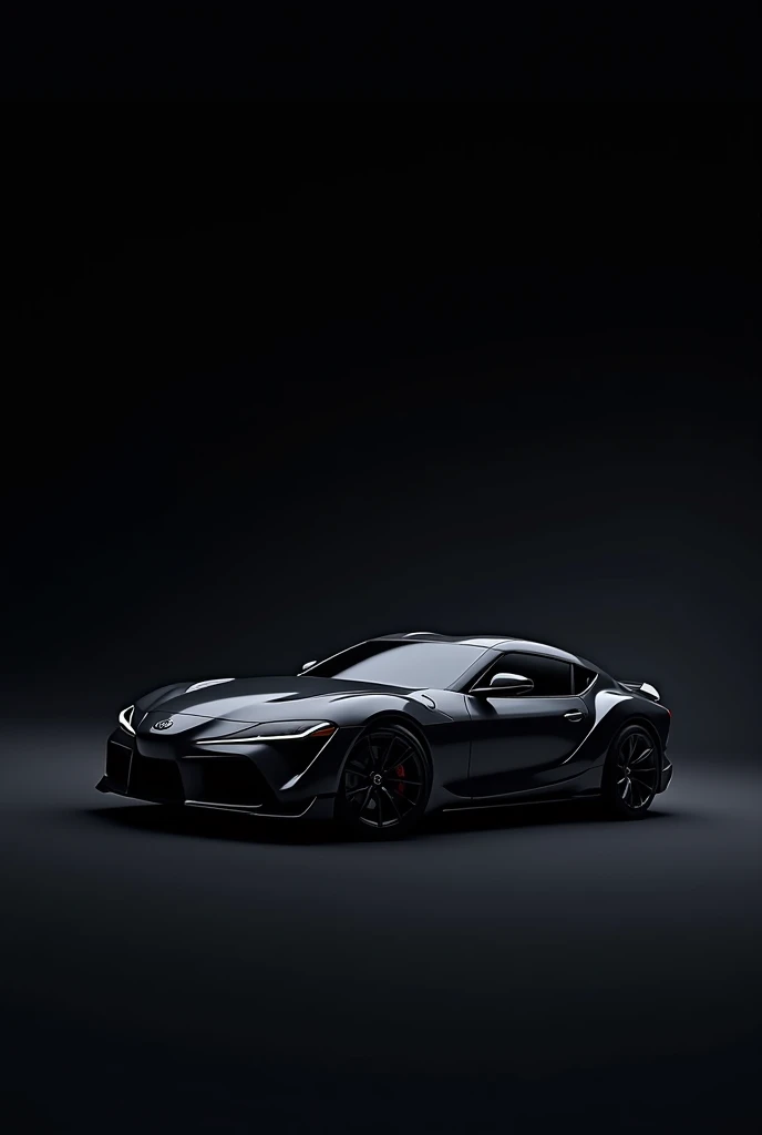 Toyota with photo pose and black background