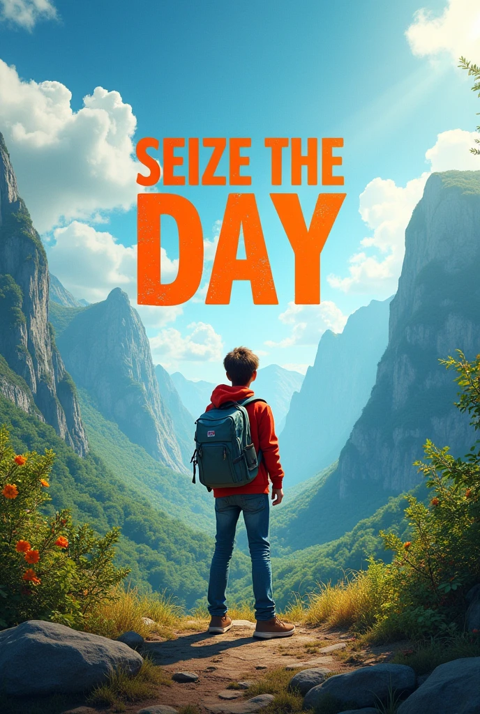 Seize the day see the world advertisement picture 

