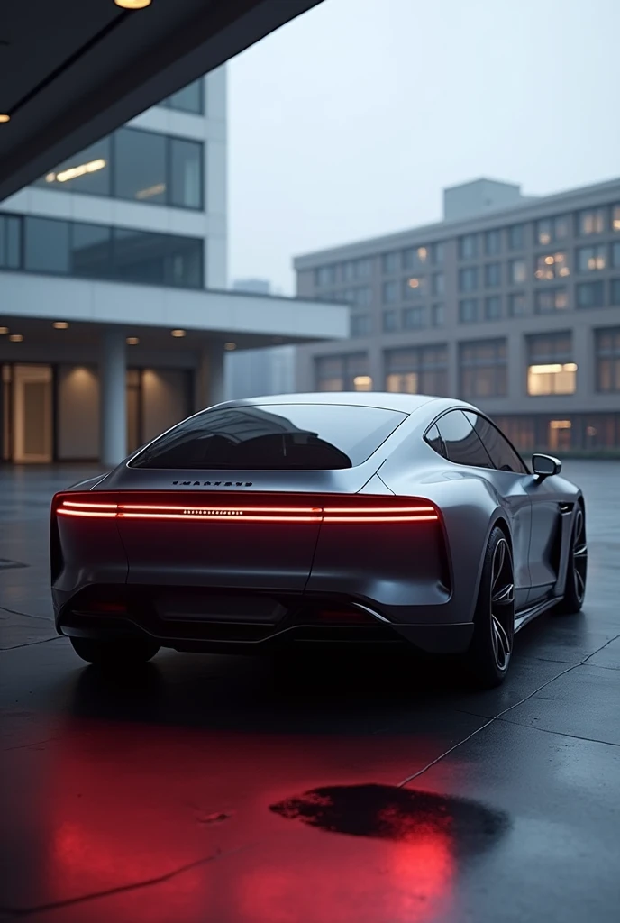 Business Electric sedan back light