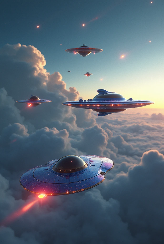 Creative flying UFOs