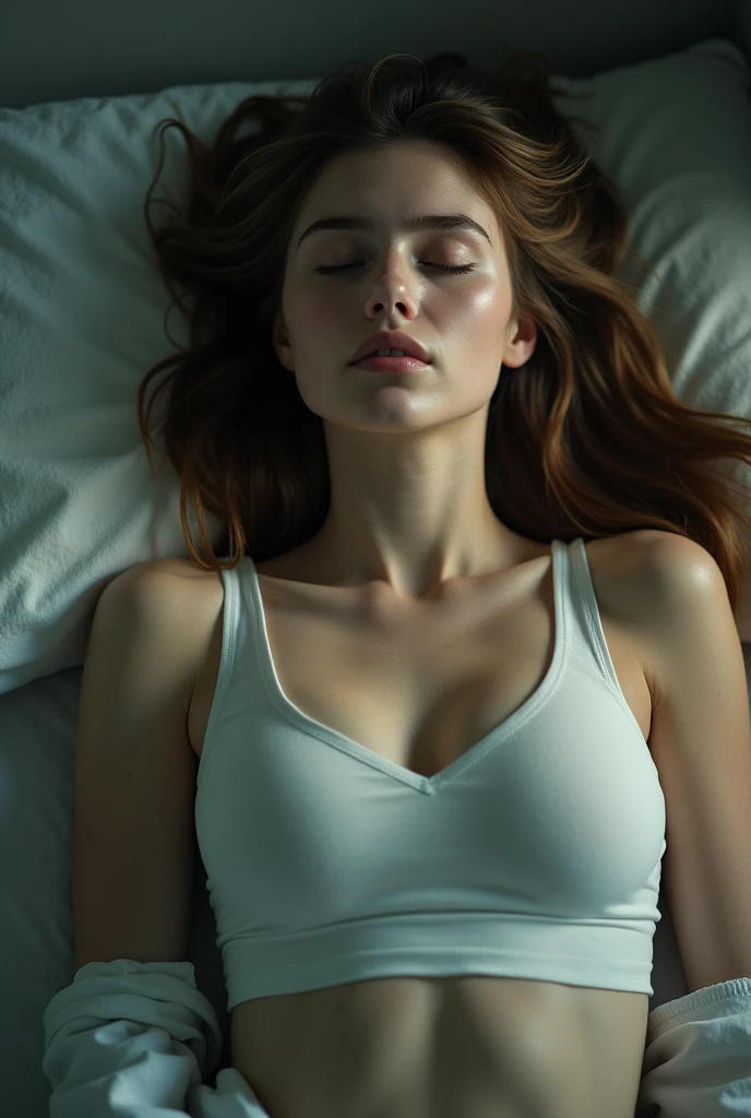 nsfw, Top quality, RAW images, real face, incredibly beautiful girl, cute, silky,Very beautiful corpse,soft and shiny hair, Depth of written borders, High accuracy, Very detailed,ملابس تدريب ،عيون ووجه Very detailed, students sharp, Real students, Intense focus, Cinema Lighting, small, (small breasts:1.2), ( بحاره معتدل بدلة to show off a small cute bra:1.5)))、