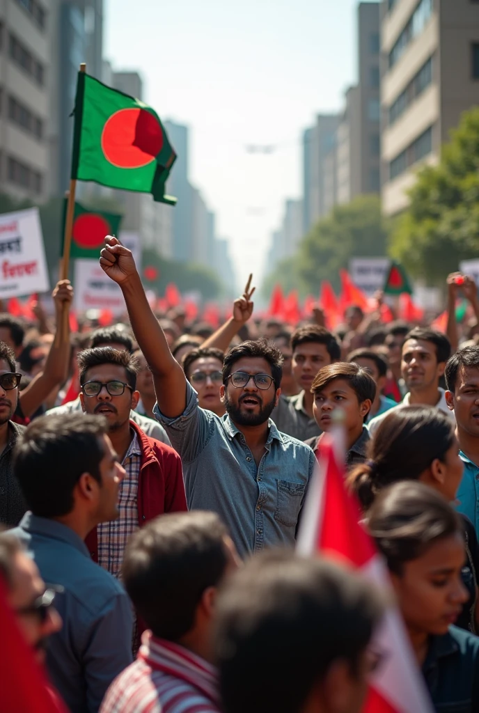 Quota protest in Bangladesh