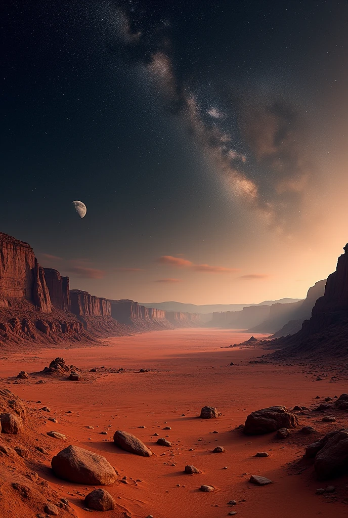 space photos of mars and stars