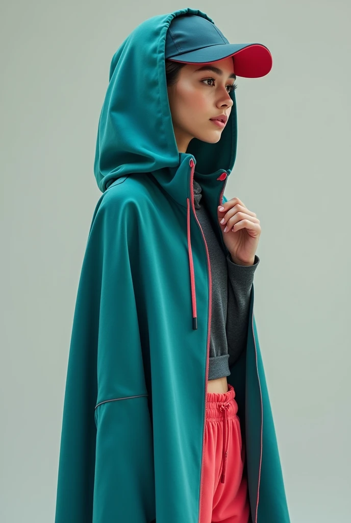 **“Develop a collection of sportswear for Muslim women, which combines modern trends, functionality and modesty. Focus on an active lifestyle, creating comfortable and stylish sets for sports activities, walks and outdoor recreation.
Focus on using high-tech, breathable and elastic materials, such as microfiber, bamboo fiber, jersey and cotton with spandex added. Your task is to ensure freedom of movement, good ventilation and wear resistance, while respecting the principles of modesty.
The color palette should be bright and dynamic., but not flashy. Use deep and rich shades, such as turquoise, Indigo, coral, graphite and mint. Include contrasting color elements for accents, For example, lamp, zippers or cuffs.
Consider designing with hoods, high collar or additional hijab capes, to maintain coverage of the head and neck, without sacrificing comfort and style. Add functional pockets, adjustable laces and buckles, to ensure adaptability to different conditions and activities.
Your models should demonstrate, that sportswear for Muslim women can be not only practical and comfortable, but also stylish, corresponding to modern fashion trends and preferences.”**