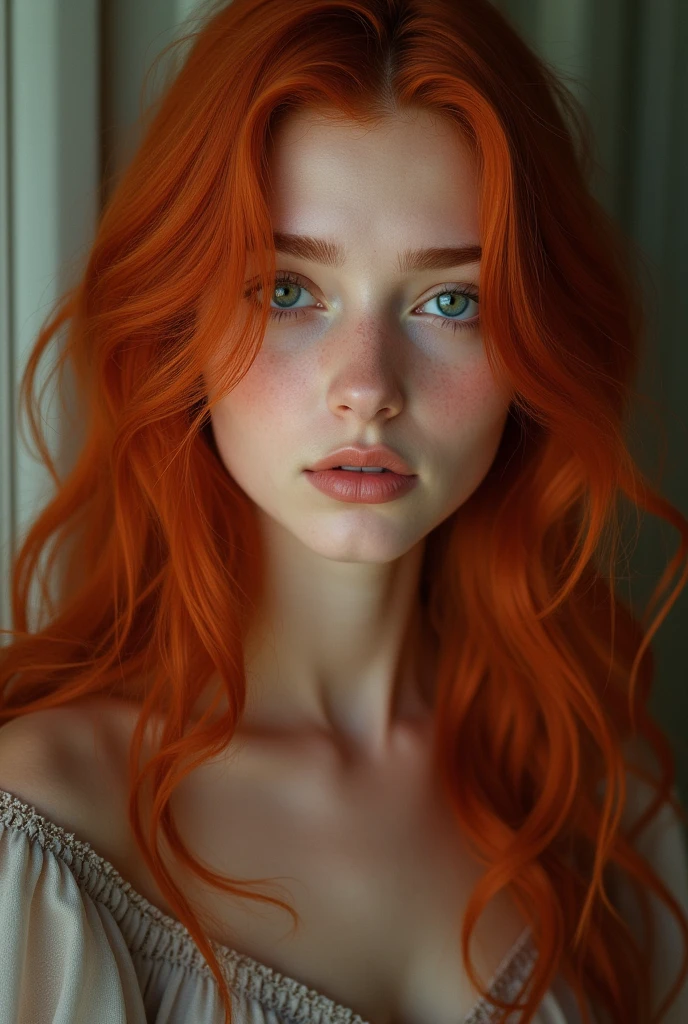 
Girl in red hair