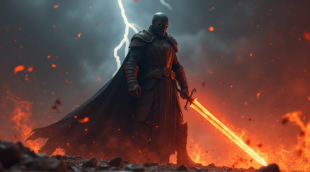[Intro]
In a world of darkness, power and might,
A figure rises to set things right.
Callizto's vengeance, pure and bright,
Against the villain, born of night.

[Verse 1]
In shadows, you tread, your past a chain,
A warrior’s heart, steeped in disdain.
Sins of your youth, etched in the dark,
But my fire of justice, ignites the spark.

[Verse 2]
The blood of the innocent, stains your hands,
Ghosts of your deeds, tethered in strands.
Callizto's wrath, a beacon of light,
I’ll hunt you down through the endless night.

[Verse 3]
On the night of your fall, the stars burned red,
A choice you made, by anger led.
You betrayed us all, with a blade so cold,
But now my story, in vengeance is told.

[Pre-Chorus]
From shadows I rise, seeking the truth,
Battles ahead, burning since youth.
A warrior’s quest, from dusk till dawn,
In the forge of destiny, a new path drawn.

[Chorus]
I am Callizto, in light I was born,
Chasing your darkness, by justice I'm sworn.
Your path of ruin, through blood and strife,
In this battle, I’ll reclaim each life.

[Bridge]
With every clash, my power grows,
In burning justice, the truth shows.
Lightning strikes, the storm draws near,
In this final battle, I conquer fear.

[Chorus 2]
I am Callizto, with justice I’m crowned,
Through fire and shadows, you’ll be bound.
Your path ends here, your power wanes,
In this battle, my spirit remains.

[Final Chorus]
I am Callizto, your fate is sealed,
Through light and valor, my strength revealed.
Your shadows fall, as I claim the night,
In this final hour, I’ll bring the light.

[Outro]
Through blood and fire, my will won’t bend,
But your reign of terror, I’ll bring to an end.
A hero's tale, now fully done,
The final battle, justice won.
