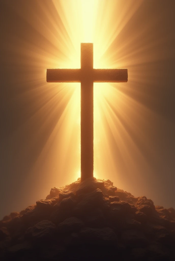 A simple cross or a cross with radiant light in the background can symbolize the Christian faith and be an appropriate image..