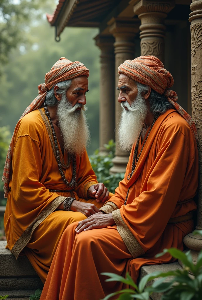 photo where charak and sushruta sahita are together
