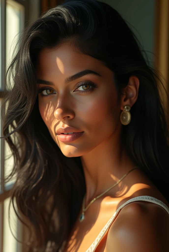 an indian girl、Being an student。. Her physical characteristics are as follows:: - **height**: 1.77 cm - **hair color**: Black- **Eye color**: Green She achieved Supermodel status in the 1990s and worked as the face of various brands such as Giorgio Armani, Chanel, ladder, Louis Vuitton, Prada, Valentino, Gucci, Versace, more. She appeared on the cover of American Vogue for the first time at age 18.。. Her beauty and other features、This is part of the reason why she has been so successful in the fashion industry.。. In addition, She has appeared in many films and TV shows throughout her career..masterpiece,Highest quality,Super detailed,High resolution,High resolution,4K,4Kポートレート,8k,8kportrait,unity8kwallpaper,Very detailedCG,Realistic,RAW Photos,Real person,Portrait Photography,photoRealistic,Glowing Skin,Detailed skin,(((Dynamic angle full body、Dynamic Angle Wide Shot、Dynamic Angle Close-up、Dynamic Angle Upper Body、Dynamic angle from above、Dynamic angle from behind、Dynamic angle from below ))),{{{{Supermodel }}}},{{{{PhotoRealistic:1.4}}}}, Beautiful details, Very detailed eyes and face, Beautiful details eyes, Ridiculous, incredibly Ridiculous, Very detailed, High resolution, Very detailed, Highest quality, masterpiece, figure, Very detailed, CG, Unified, 8k wallpaper, wonderful, The finer details, masterpiece, Highest quality, Very detailed CG Unified 8k wallpaper, Face Light, Cinema Lighting ,Bronze Bikini,Dynamic pose (front leg pose:0.5),surRealistic female portrait, Magic Light, 32K resolution, Action pose, Realistic photography, Dynamic Lighting, Art Station, Volumetric Lighting, Very detailed face, Awards, Shadow,