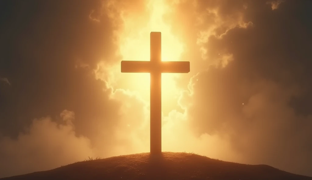 A simple cross or a cross with radiant light in the background can symbolize the Christian faith and be an appropriate image..