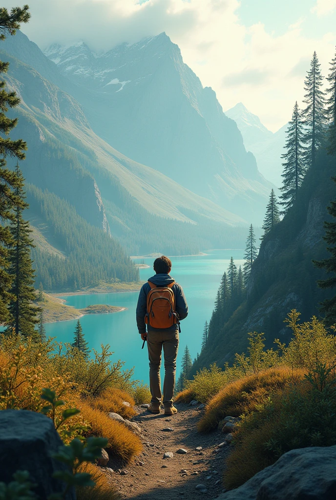 Escape the daily Chaos of city , travel for beautiful places tour and travels advertisements