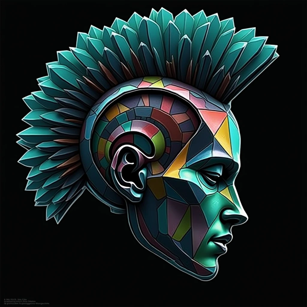 7 color head